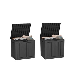 VisioGear Lockable Deck Boxes, Multi-Capacity Outdoor Storage Deck Box, Small Patio Storage Bin for Garden Tools - 1 of 4