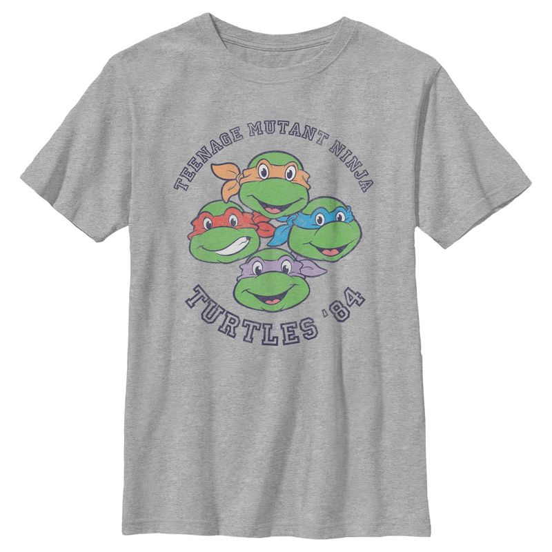 Boy's Teenage Mutant Ninja Turtles Distressed Group '84 T-Shirt, 1 of 6