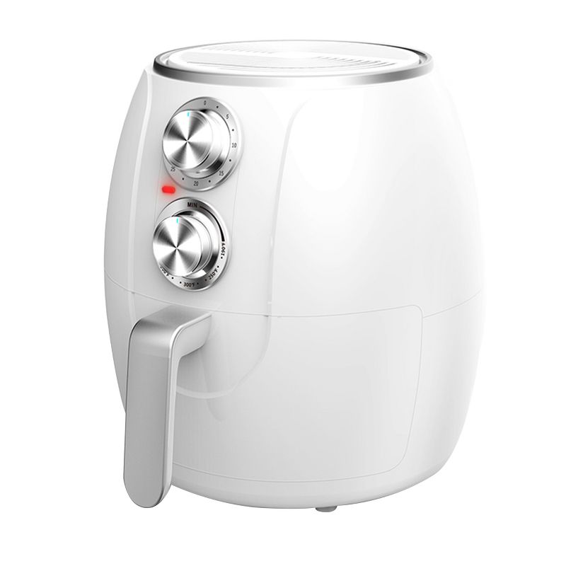 Brentwood 3.2 Quart Electric Air Fryer with Timer and Temp Control in White, 1 of 5