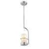 Chloe Lighting Penelope Contemporary 1 Light Brushed Nickel Ceiling Mini Pendant 7" Wide - 2 of 4