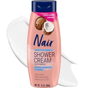 Nair Hair Removal Cream - Coconut Oil - 12oz - 1 of 4