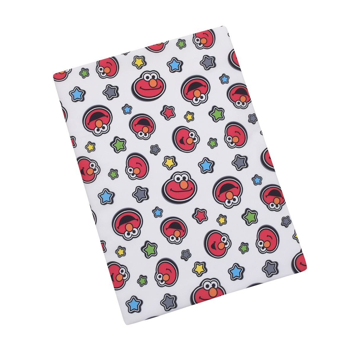 NoJo Sesame Street Elmo, Red, Blue, Yellow, Green and White with Stars Super Soft Preschool Nap Pad Sheet - thumbnail 5