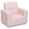 Delta Children Chelsea Kids' Upholstered Chair with Cup Holder - 3 of 4