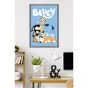 Trends International Bluey (2018) - Stacked Up Family Fun Framed Wall Poster Prints - 2 of 4