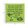 Slickblue Funny Queso & Margarita Wood Sign – Rustic Wall Decor for Kitchen or Bar – 7x7 Inches, Color Options - 3 of 3
