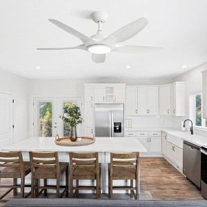 HOMLUX 48" Indoor Ceilig Fan W/Dimmable LED Light & Remote Control - 1 of 4