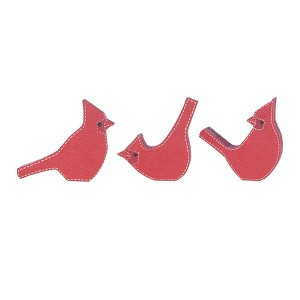 Melrose Cardinal Bird Shelf Sitter (Set of 3) - 1 of 4