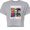 Women's - Masters of the Universe - Skeletor Surrounded By Fools Cropped Graphic T-Shirt - 2 of 4