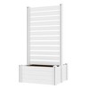 Lirago PVC Raised Garden Bed Planter Box with Privacy Screen - 4 of 4