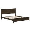 Merax Sleek Pine Wood Frame with Tapered Legs and Sturdy Slats Support - 2 of 4