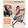 Sportsroyals Foldable Squat Machine for Home,Ride & Rowing Machine for Glutes Butt Thighs,Ab Back/Leg Press,350lbs Capacity - 4 of 4