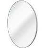 Sapphtopaz Round Bathroom Mirror, Wall Mount Vanity Mirror with Metal Frame, Wall Decor Decorative Wall Mirror for Bathroom, Over Sink, Bedroom - 2 of 4
