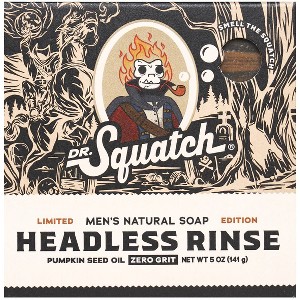 DR. SQUATCH Men's All Natural Bar Soap - Headless Rinse - 5oz - 1 of 4