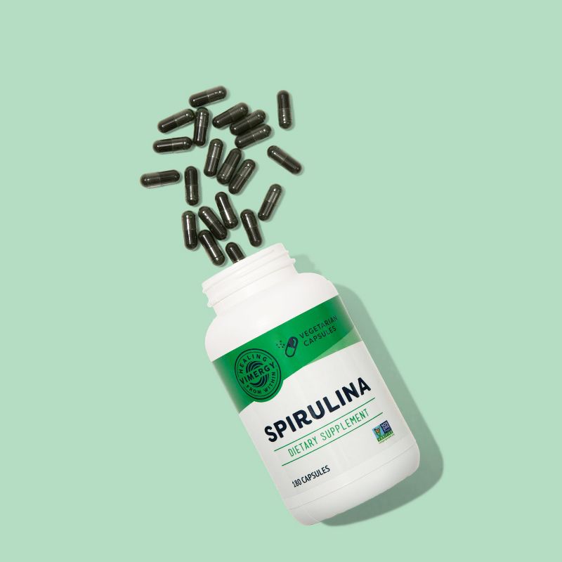 Vimergy Natural Spirulina Capsules – Super Greens Supplement, 3 of 7