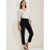 Allegra K Women's Long Sleeve Ruffle Button Down Summer Knit Top - 3 of 4