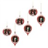 Mercury Glass Ornament with Pine Trees (Set of 6) - 2 of 4