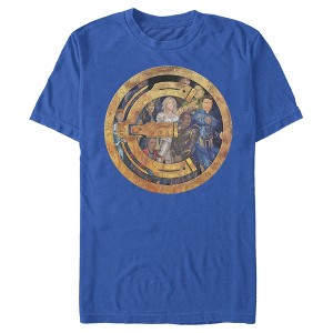 Men's Marvel Eternals Group Gold Badge T-Shirt - 1 of 4