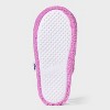 Women's Minnie Mouse Pink Fluffy Slippers - Light Pink - 4 of 4