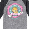 Boys' - Garfield - I Hate Mondays Badge Raglan Graphic T-Shirt - 2 of 4