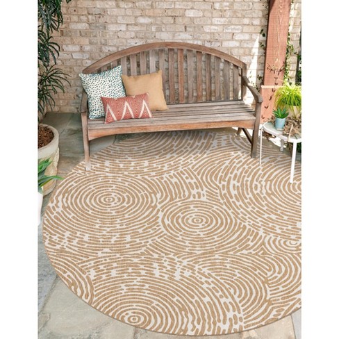 Unique Loom Outdoor Modern Maze Geometric Woven Area Rug - image 1 of 4