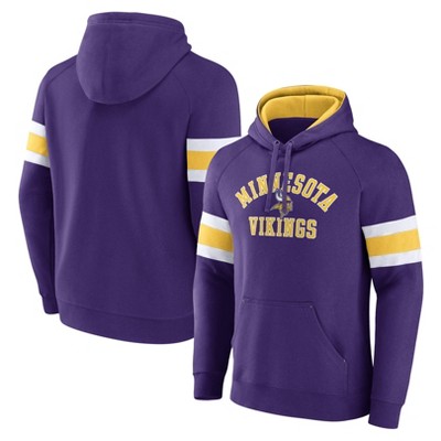 Nfl Minnesota Vikings Girls' Fleece Hooded Sweatshirt - M : Target