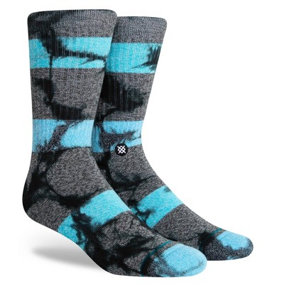 STANCE x WADE Camo Overspray Crew Casual Socks - Black