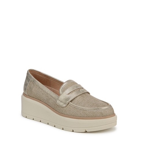 Dr. Scholl s Womens Nice Day Max Shoes Gold Smooth 8.5 M Target