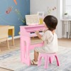 Safstar 37-Key Music Piano Keyboard Kids Learning Toy Instrument with Microphone Pink - 3 of 4