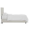 Skyline Furniture Empire Upholstered Bed in Oxford Striped Taupe - 3 of 4
