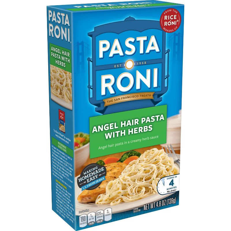 Pasta Roni Angel Hair Pasta with Herbs - 4.8oz, 2 of 6