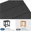 Outdoor HDPE Square Side Table - Adirondack Style Patio End Table for Pool, Beach - Weather Resistant & Easy Setup - 4 of 4