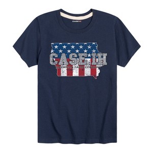 Boys' - Case IH - Country Patriotic IA Short Sleeve Graphic T-Shirt - 1 of 4
