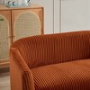 NicBex 50.78 Inch Modern Loveseat Couch,Corduroy 2-Seat Sofa with Wooden Legs for Small Space,Bedroom,Apartment - 4 of 4