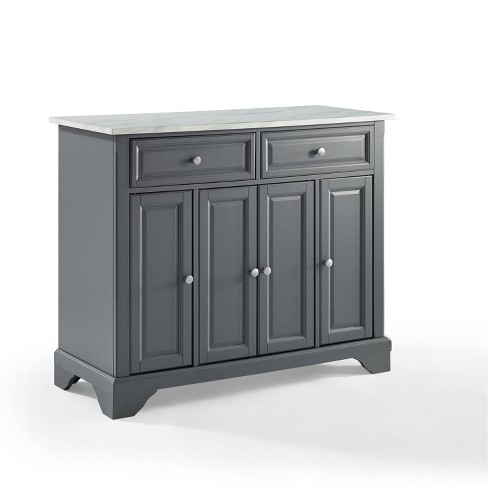 Avery Kitchen Island Gray Crosley Target