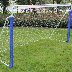 DSVIMOY Soccer Goal, Outdoor Indoor Training Games, Steel Pipe Goal with Carry Bag for Backyard, White, 94.49"*59.06"*35.43" - 1 of 1