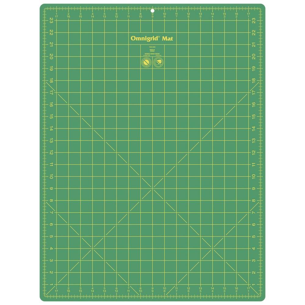 Photos - Accessory Omnigrid 18" x 24" Cutting Mat: Vinyl Sewing Mat for Quilting Supplies, Green Craft Board