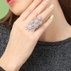 SOHI Women's Silver Celestrial Cocktail Ring - 3 of 3