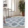 Unique Loom Kamala Washable Collection Area Rug - Modern Trellis - 3 of 4