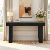 MAYEERTY 63" Wooden Console Table, Farmhouse 2-Tier Sofa Table Entryway Table - 2 of 4