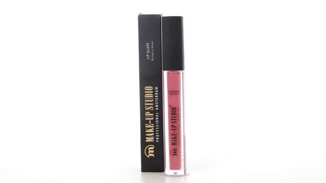 Lip Glaze - Blissful Pink by Make-Up Studio for Women - 0.13 oz Lip Gloss, 2 of 8, play video