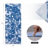 VisioGear Yoga Mat, Exercise Yoga Mat with Non-Slip Design, Multi-Purpose Workout Mat for Women, Blue & White, 72"*24"*0.2" - 3 of 4