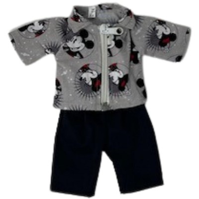 Doll Clothes Superstore Handmade Mickey Print Jacket for 12-Inch Baby Alive & Little Dolls