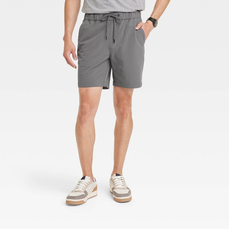 Men's 7" Woven Tech E-Waist Pull-On Shorts - Goodfellow & Co™, 1 of 5