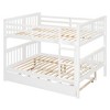 Whisen Full over Full Bunk Bed with Twin Size Trundle and Ladder - 4 of 4