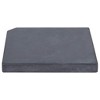 VidaXL Umbrella Weight Plate Black Granite Square 55.1 lb - 2 of 4