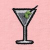 Dalix Martini Embroidered Lightweight Relaxed Jersey Tee Summer Cute Food Womens - 2 of 4