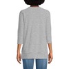 Lands' End Women's 3/4 Sleeve Slub Jersey Swing Tunic - 2 of 4