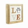 Gallerie II Embellished Paw Love Shelf Sitter Block - 2 of 3
