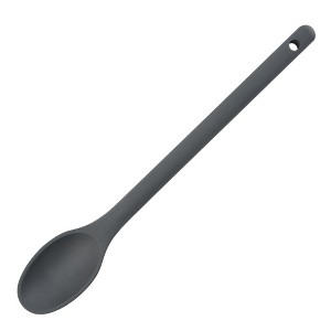 Silicone Spoon Kitchen Cooking Integrated Spoon for Food Stirring Restaurants Hotels - 1 of 4