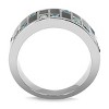 Slickblue Sea Blue Synthetic Glass Ring, High Polished Stainless Steel, Women’s Jewelry, Size 5–8 - 4 of 4